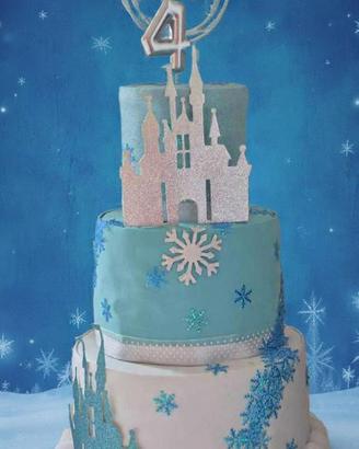 Torta scenografica Frozen