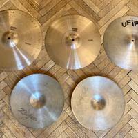 Set Piatti anni '70 - Zildijan, Ufip, Paiste 404