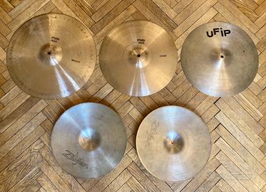 Set Piatti anni '70 - Zildijan, Ufip, Paiste 404