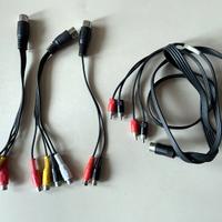 Assortimento 4 cavi segnale DIN tedesco - RCA