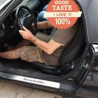 Battitacco in acciaio inox scritta BARCHETTA