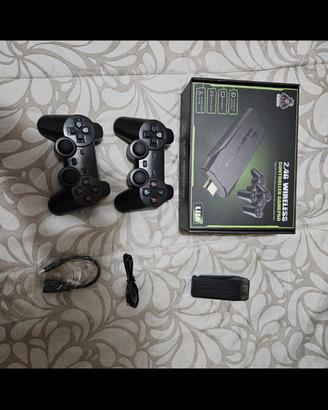 console retro hd con due joystick bluetooth