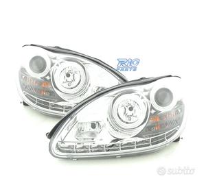 FARI XENON MERCEDES CLASSE S W220 02-05 FONDO CROM
