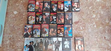 007 james bond collezione originale 25 vhs/dvd