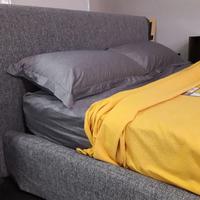 Letto Romantico con bottone Giselle