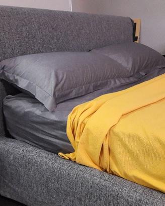 Letto Romantico con bottone Giselle