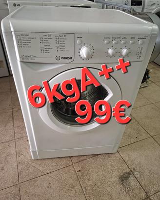 Lavatrice indesit  6kg classe Apiupiu 
