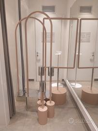 strutture per vetrina o arredo interno showroom