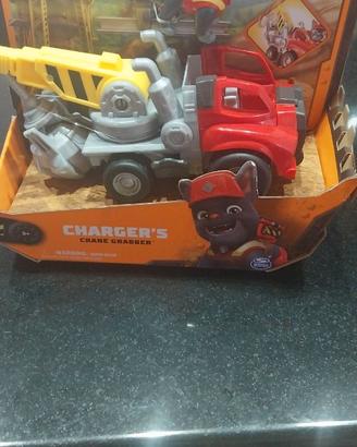Paw patrol Ryder Liberty Rocky Charger's Rubble