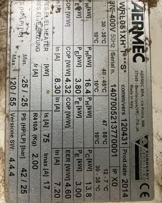 Pompa calore geotermica AERMEC