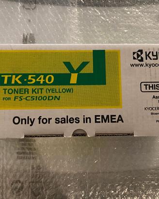 toner originale Kyocera TK-540Y