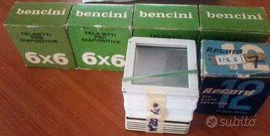 Telai per diapositive 6 x 6 n 77 telai, bencini