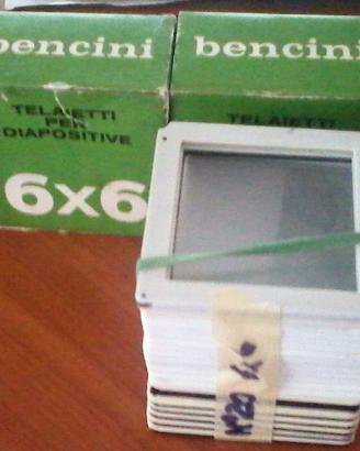 Telai per diapositive 6 x 6 n 77 telai, bencini