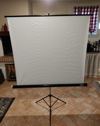 Telo proiezione con cavalletto