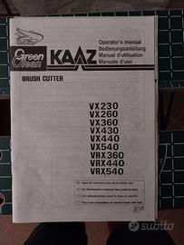 manuale kaaz tagliaerba