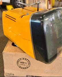 Televisore vintage Brionvega Algon 11 giallo nuovo