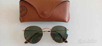Ray ban round metal
