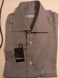 Camicia Uomo Notting Hill Grigia Taglia M 38/15 Nu