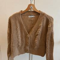 Maglione con trecce Stradivarius XS