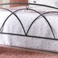 Testiera e pediera in ferro per letto matrimoniale