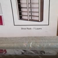 Scarpiera salvaspazio 7 piani x 36 paia