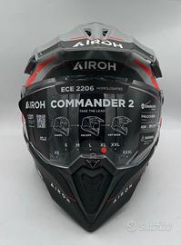 Casco Airoh Commander 2 Red Fluo