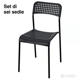 Sedie Ikea (sei pezzi)