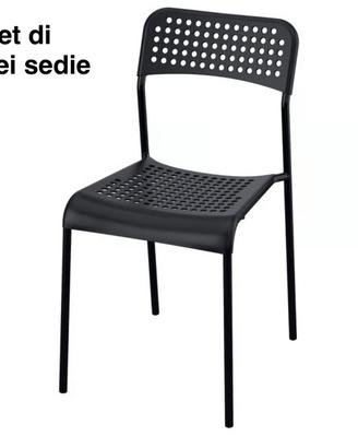 Sedie Ikea (sei pezzi)