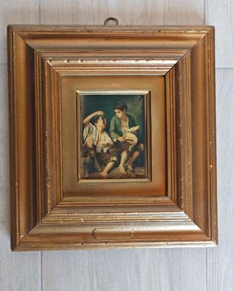 Quadro vintage Barocco Bartolome e Steban Murillo