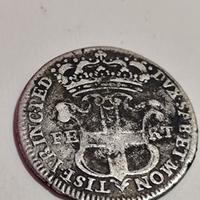 moneta antica Savoia 1742