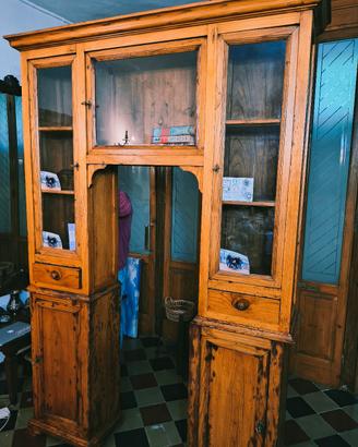 Libreria/Credenza Componibile Rustica Umbra