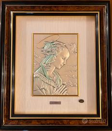 Quadro "Madonna" in argento di Lippi