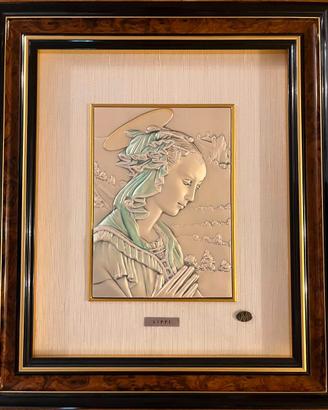 Quadro "Madonna" in argento di Lippi