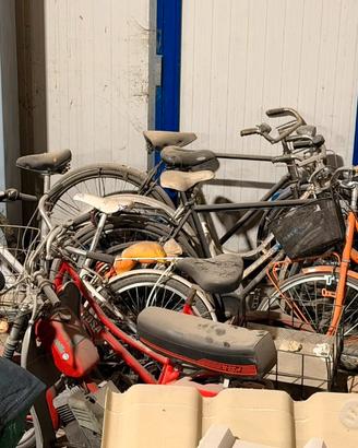 Ritiro biciclette da sistemare