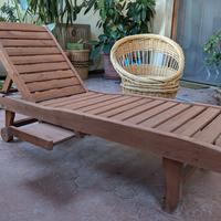 Sdraio in legno da esterno