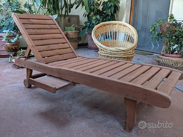 Sdraio in legno da esterno