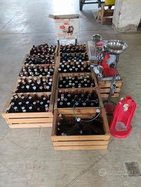 passa pomodoro e bottiglie