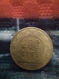 Moneta da 200 Lire del 1978