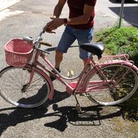 bici rosa