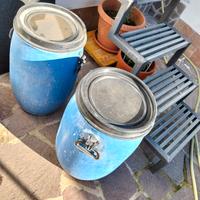 bidone fusto per raccolta acqua 