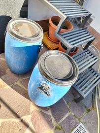 bidone fusto per raccolta acqua 