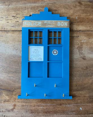 Portachiavi da parete Tardis grande
