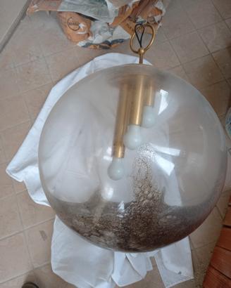 lampadario vetro soffiato