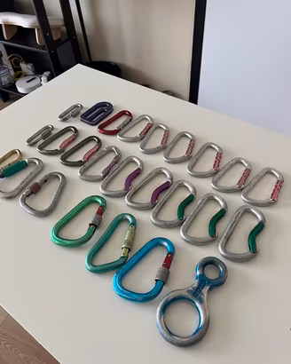 Kit 25 Moschettoni Arrampicata Simond Kong Camp