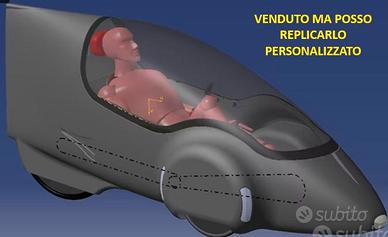 Bicicletta reclinata o Velomobile e/o trike