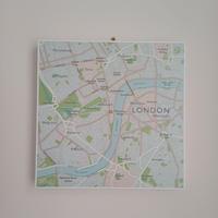 Quadri moderni mappe città – New York, Londra, Par