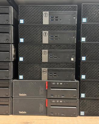 Lotto 18 pc fissi Lenovo e Dell intel i5 6500/8gb