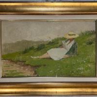 dipinto di Ernesto Alcide Campestrini