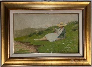 dipinto di Ernesto Alcide Campestrini