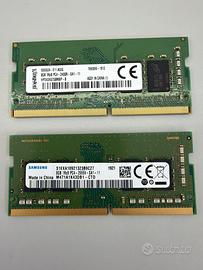Ram sodimm ddr4 16gb (2x8gb Samsung e Kingston)